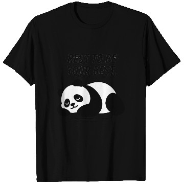 Discover Resting Panda – Inspirational Illustration T Shirts