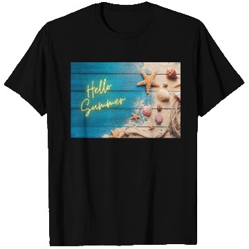 Discover Hello Summer 2025 T Shirts – Beach Vibes & Neon Glow