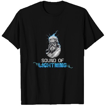 Discover "Lightning God Zeus T Shirts – Epic Mythology