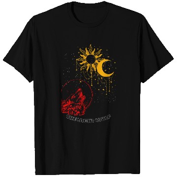 Discover "Night Wolf – Lunar Howl Graphic T Shirts"