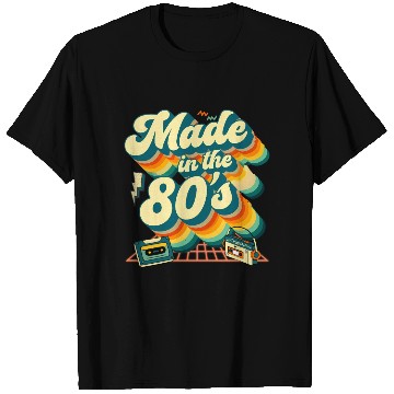 Discover made in the 80s retro groovy T Shirts