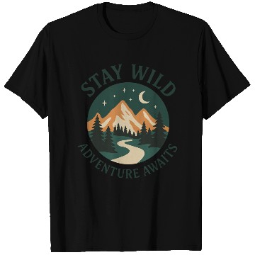 Discover Stay Wild – Adventure Awaits T Shirts