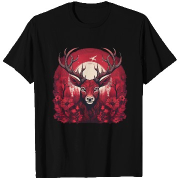 Discover Stag of the Crimson Grove T Shirts