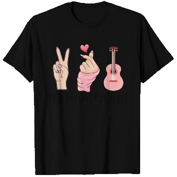 Discover peace love ukulele T Shirts