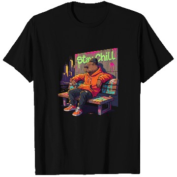 Discover Capybara Stay Chill T Shirts