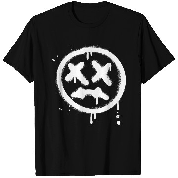 Discover Sad Face Spray Paint Graffiti T Shirts