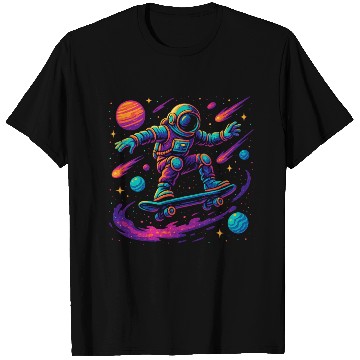 Discover Defying Gravity - Space Skater T Shirts