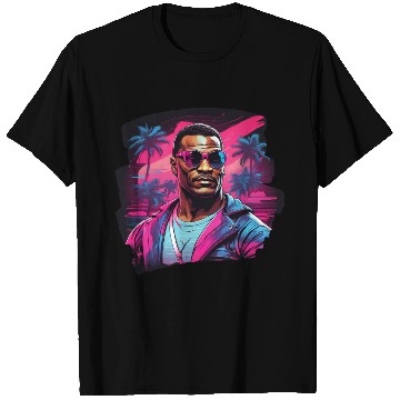Discover Neon Vibes - Retro Tropical Style T Shirts
