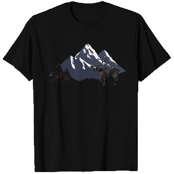 Discover Geometric Wilderness — Crystal Deer T Shirts