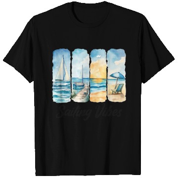 Discover Sailing Vibes – Feel the Ocean T Shirts