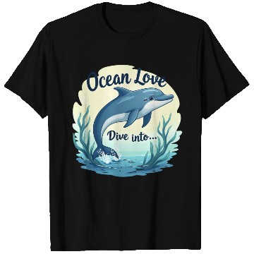 Discover Playful dolphins T Shirts