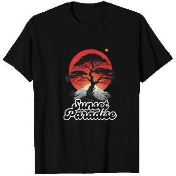 Discover sunset paradise T Shirts