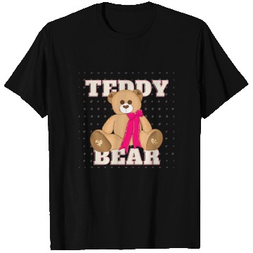 Discover Teddy Bear With A Pink Bow T Shirts
