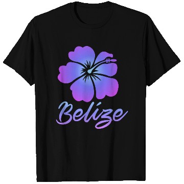 Discover Belize Hibiscus T Shirts