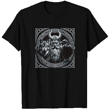 Discover Viking Warrior Man Odin Thor Norman Walhalla T Shirts