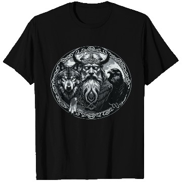 Discover Viking Warrior Man Odin Thor Norman Walhalla T Shirts