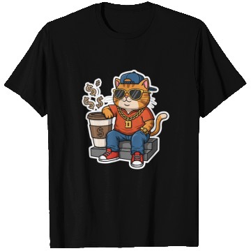 Discover Coffee, Cats & Confidence – The Badass Way T Shirts