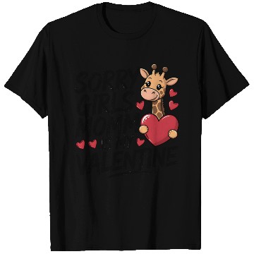 Discover Mommy Is My Valentine – Cute Giraffe T Shirts
