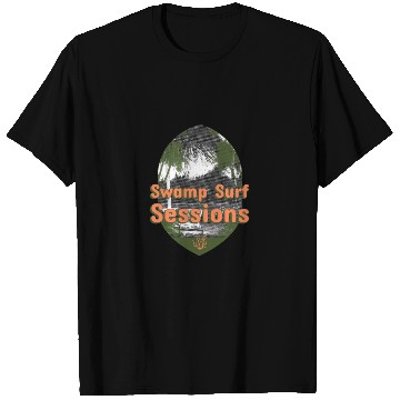 Discover Swamp Surf Sessions surfing T Shirts