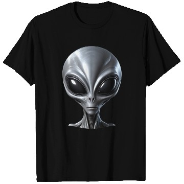 Discover Scary Small Grey Alien Extraterrestrial T Shirts