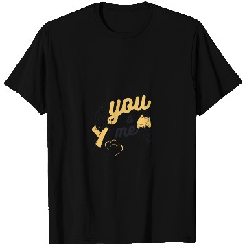 Discover You & Me Couple T Shirts – Minimalist Romantic Love