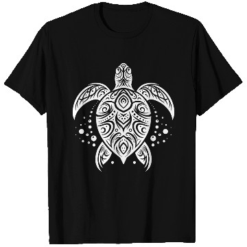 Discover Pacific Turtle Tattoo Art Timeless T Shirts