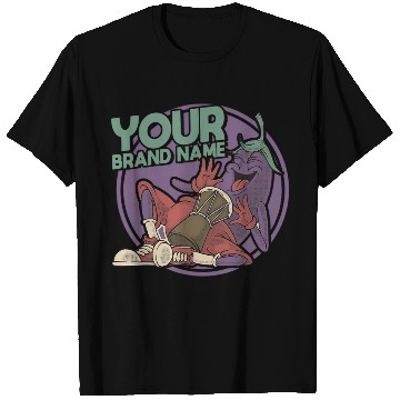 Discover Funky Eggplant Drummer – Funny Cartoon Music T-Shi T Shirts