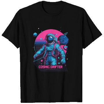 Discover Cosmic Drifter Synthwave T Shirts