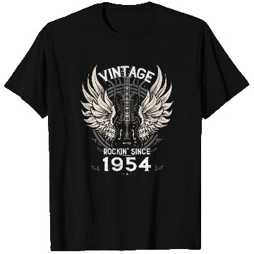Discover Vintage Rockin' Since 1954, 71 Years of Retro Cool T Shirts