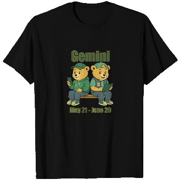 Discover Gemini Bear T Shirts