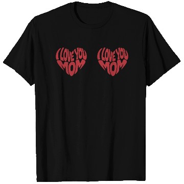 Discover I Love You Mom Mug With Heart Handle T Shirts