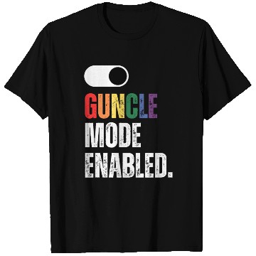 Discover Guncle (Gay Uncle) Guncle Day mode enabled on/off T Shirts
