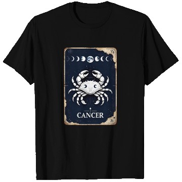 Discover Zodiac Card Cancer T Shirts