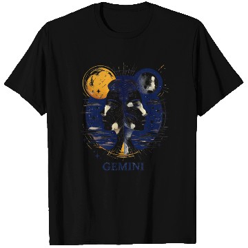 Discover Zodiac Card Gemini T Shirts