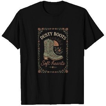 Discover Soft Cowgirl Floral Rodeo Western Aesthetic Horse T Shirts