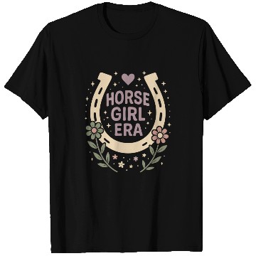 Discover Soft Cowgirl Floral Rodeo Western Aesthetic Horse T Shirts