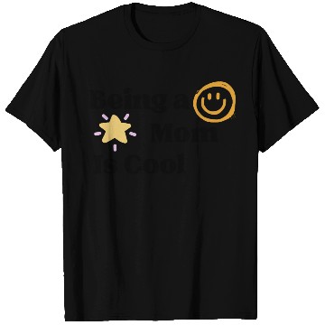 Discover Being a Mom Is Cool – Fun Modern yellow Mom Design T Shirts