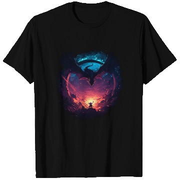 Discover Epic Dragon Motif Fantasy Meets Heroism T Shirts