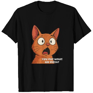 Discover Funny Shocked Cat Meme T Shirts