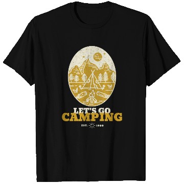 Discover Let’s Go Camping – Adventure T Shirts