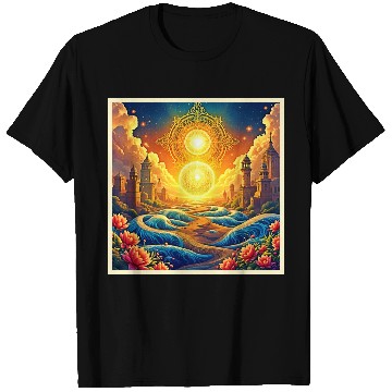 Discover Fantasy Spiritual City T Shirts