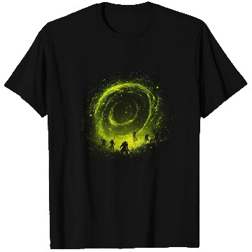 Discover Magic Vortex Fantasy Hero's Mysterious Journey T Shirts
