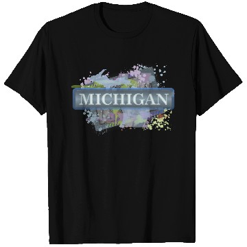 Discover Michigan Abstract T Shirts