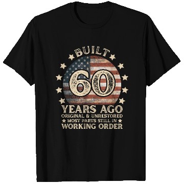 Discover Built 60 Years 60th Birthday T Shirts