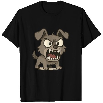 Discover "Funny Angry Dog – Fierce & Hilarious Art T Shirts