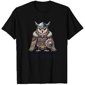 Discover Owl Viking - The Winged Warrior T Shirts