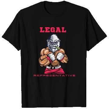 Discover Legal Representative Boxing Gorilla – Power & Jus T Shirts