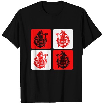 Discover Fire Brigade - Courage In Action T Shirts