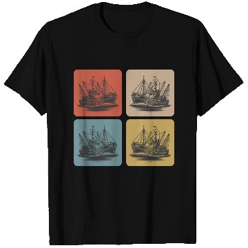 Discover Vintage fishing boat - Maritime Nostalgia T Shirts