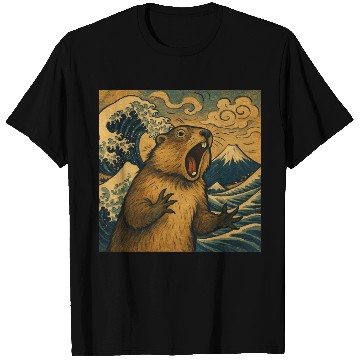 Discover The Great Scream off Kanagawa – Marmot Overboard T Shirts